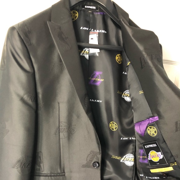LOS ANGELES LAKERS X NBA TUXEDO JACKET
 COLLAB - Picture 1 of 3